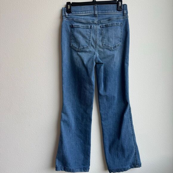 Spanx Jeans Womens Small Vintage Indigo Cropped Kick Flare Pants Denim 20541R - Picture 5 of 8